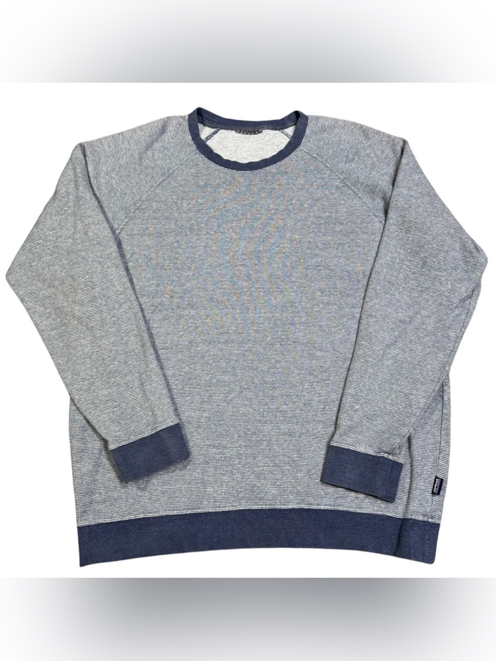 Patagonia Trail Harbor Crewneck Sweatshirt Men’s XXL Long Plains Dolomite Blue